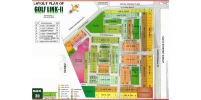 Layout of ansal golf link II